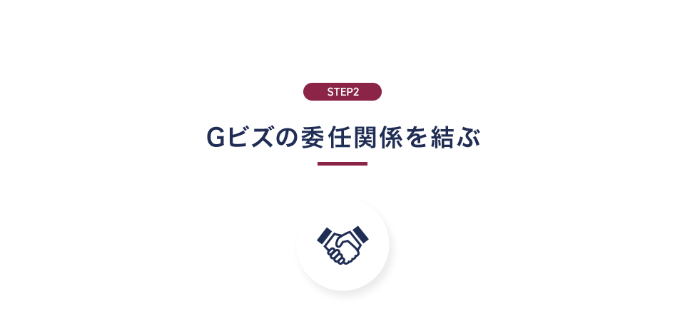 STEP2 Gビズの委任関係を結ぶ